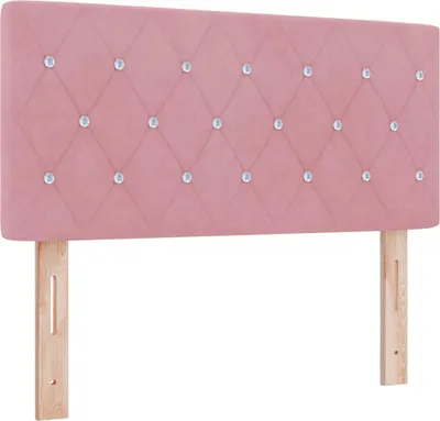 Productafbeelding van Hoofdeinde voor bed, roze, 100 cm, fluweel