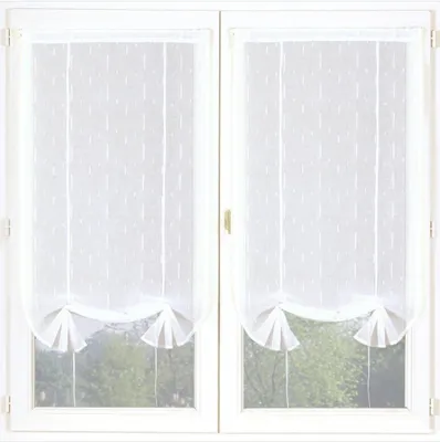 Imagen del producto de Barra para cortinas, material: poliéster, color: blanco, dimensiones: 200 x 90 cm