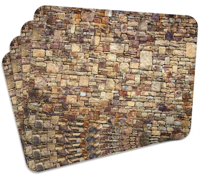 Produktbild von MG Design Set aus 4 Kork-Platzsets - Wall - 30 x 40 cm - hitzebeständig & abwischbar, mit Korkrückseite