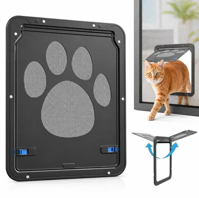 Image de Solidchoice - Chatière et porte pour chiens pour petits animaux de compagnie