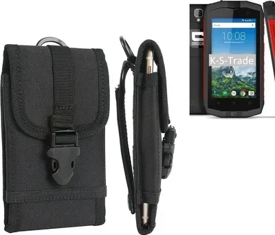 Produktbild von K-S-Trade Handyhülle kompatibel mit Crosscall Trekker-M1 Core Gürteltasche Holster Handytasche Gürtel Tasche Schutzhülle Robuste Handy Schutz