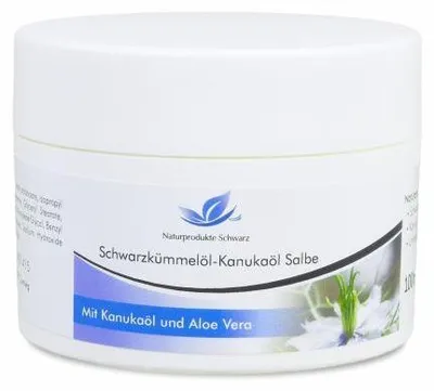 Produktbild von Schwarzkümmelöl Kanukaöl Salbe 100 ml