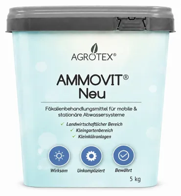Produktbild von Agrotex Ammovit Neu Zusatz für Campingtoiletten 5 kg