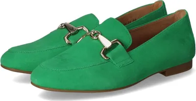 Zdjęcie produktu dla Gabor damskie buty wsuwane / mokasyny zielony zamszRozmiar:5