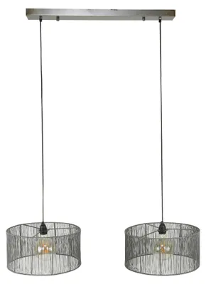 Produktbild von FURNLUX Deckenleuchte Stringshade Schwarz 120cm / Hauptfarbe: Schwarz / Abmessungen: 120 x 150 x 41 cm