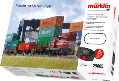 Zdjęcie produktu dla Märklin 29065 H0 Cyfrowy zestaw startowy Nowoczesna jazda manewrowa z DHG 500 (29065)