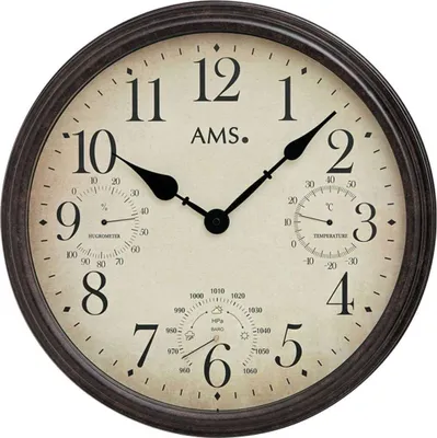Produktbild von Nástenné hodiny 9463 AMS meteostanica 42cm