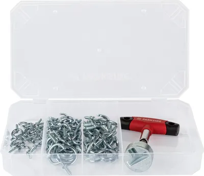 Produktbild von PARKSIDE® Hakenschraubendreher, Set mit 76 Haken
