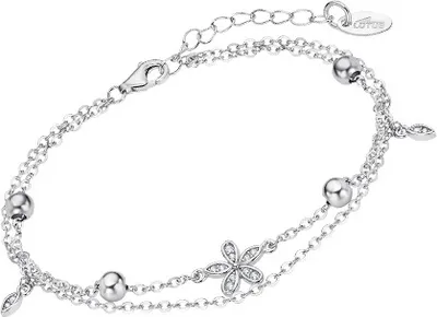 Produktbild von Lotus Silver Armband doppelreichig mit Zirkonia steinen LP3178-2/1