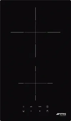 Immagine prodotto di Smeg Universal SI2321D Piano Cottura Da Incasso 30 cm Piano Cottura a Induzione 2 Fornelli Nero