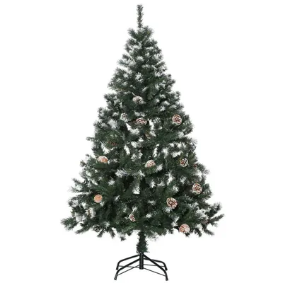 Produktbild von Weihnachtsbaum mit 676 Zweige und 41 Zapfen Künstlichen Weihnachten Tannenbaum 180 cm
