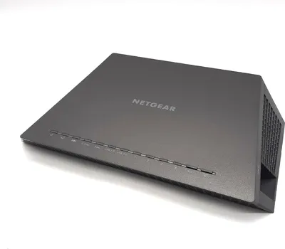 Produktbild von NETGEAR AC1900 Nighthawk, Wi-Fi 5 (802.11ac), Dual-Band (2,4 GHz/5 GHz), Ethernet/LAN, ADSL, Schwarz, Tabletop-Router