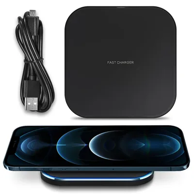Produktbild von QI Ladegerät Kabellos Apple iPhone 12 Pro Wireless Charger Schnellladegerät 10W