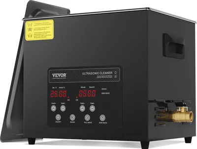 Produktbild von VEVOR 10 L Ultraschallreiniger 240 W digitales Ultraschallreinigungsgerät mit Schonmodus & verbesserter Entgasung, 40 kHz industrieller Schmuckreiniger mit Heizung & Timer, für Brillen Uhren Schwarz