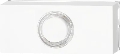 Obrázek produktu pro Honeywell podsvícené zvonkové tlačítko D534, bezpečnostní napětí, bílé, 1 ks.