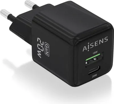Zdjęcie produktu dla AISENS ASCH-20W2P011-BK, Wewnętrzna, Prąd przemienny, 12,23 V, Czarny