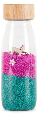 Obrázek produktu pro Průhledná láhev – Jednorožec – Petit Boum