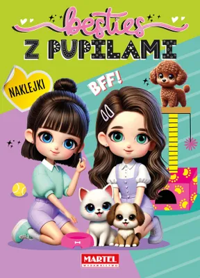 Zdjęcie produktu dla Kolorowanka dla dzieci Besties z pupilami z naklejkami