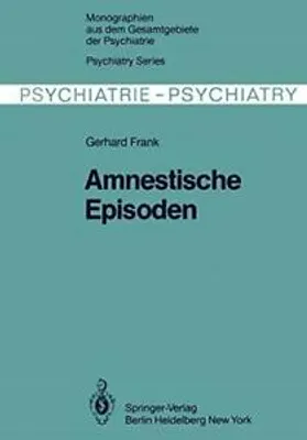 Produktbild von Amnestische Episoden