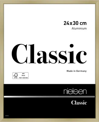 Produktbild von nielsen Aluminium Bilderrahmen Classic, 24x30 cm, Gold Matt