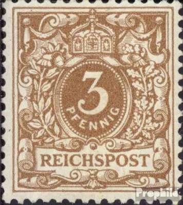 Produktbild von Briefmarken Deutsches Reich 1889 Mi 45cb  gestempelt Ziffernzeichnung/Reichsadler