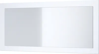 Produktbild von Vladon Spiegel Lima,  Germany, Wandspiegel mit Rahmen im modernen Stil, Weiß matt (89 x 45 cm)