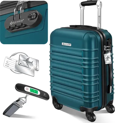 Produktbild von KESSER® Reisekoffer Hartschalen Koffer mit Zahlenschloss, Waage + Gepäckanhänger