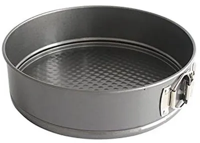 Produktbild von Springform, 24 cm - Antihaftbeschichtung - Kohlenstoffstahl - Runde Backform - Professionell - Leicht zu reinigen - Kuchenform