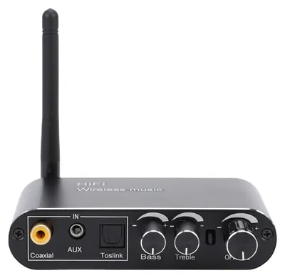 Bluetooth-Adapter 5.1, Digital-Analog-Wandler, optisch/koaxial/AUX/USB