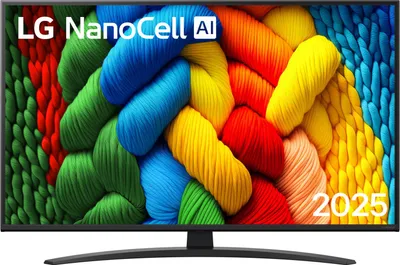 Image de LG NanoCell AI 43NANO81A6A Téléviseur intelligent 109,2 cm (43") 4K Ultra HD WLAN Noir