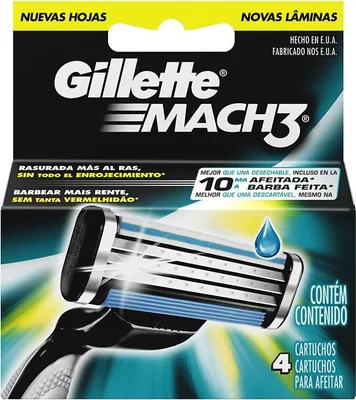 Image de Gillette Recharge Mack3 Pack 4