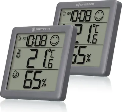 Produktbild von BRESSER Climate Smile 2-teiliges Set Thermo-/Hygrometer 7000017