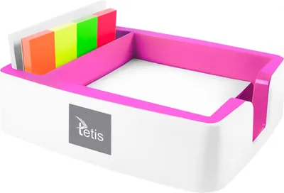 Image de Porte-notes et porte-cartes de visite, rose