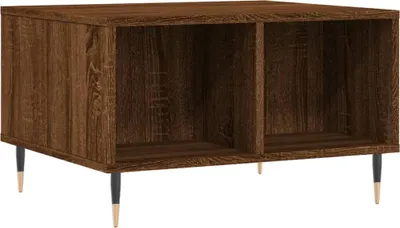 Obrázek produktu pro vidaXL Konferenční stolek Brown Oak Optics 60x50x36,5 cm Dřevěný materiál