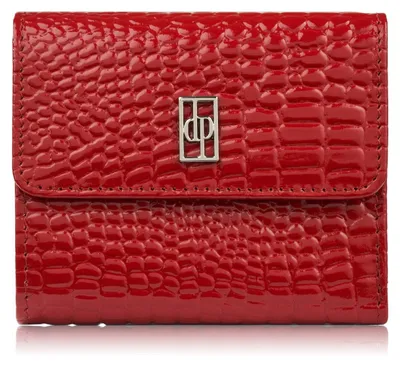 Produktbild von Paolo Peruzzi Damen Echtleder Geldbörse Portemonnaie Portmonee Brieftasche RFID Rot