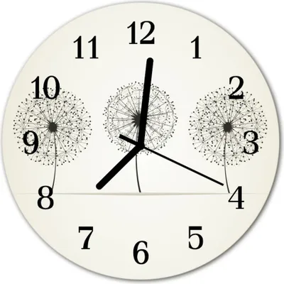 Produktbild von Glasuhr Wanduhr Küchenuhr Echt-Glas 30fi cm Abstrakt grau
