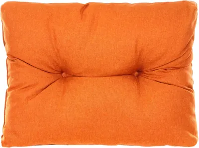 Produktbild von Best Wool rückenlehne für palettenkissen, wetterfestes europaletten polster mit Polyurethanflockfüllung – orange 40x40 cm