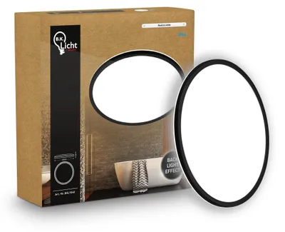 Produktbild von B.K.Licht - LED Deckenlampe mit indirektem Licht, Flach, Neutralweißes Licht, IP