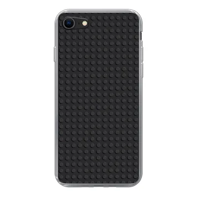 Produktbild von MuchoWow® Handyhülle Schutzhülle Hülle für iPhone 7 Bild - Schwarz Silikon Softcase Handy Hülle - Kartenhalter