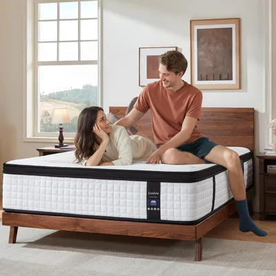 Pocketveringsmatras 90x200x30 cm, H2-H3, 7 Zonen, Memory-Schaum