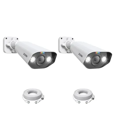 Produktbild von Sicherheitskamera, 8MP Hochauflösung, Nachtsichtfähig, 2PCS 8MP Kameras