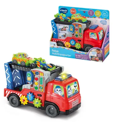 Produktbild von VTech Baby Babys Autotransporter, 1 Jahr(e), Mit Ton, Batterien erforderlich, AAA, Mehrfarbig