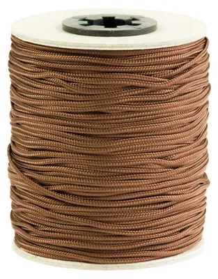 10 m Jalousieschnur, Zugschnur 1,4x1 mm, kaffeebraun
