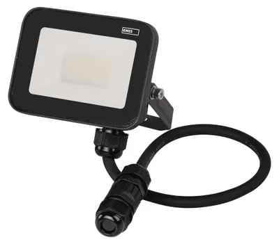 LED reflektor INOVO 10 W, šedý, neutrální bílá
