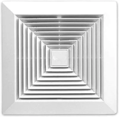 Productafbeelding van Badkamerventilator 300x300mm voor muur of plafond, 220m³/h luchtstroom