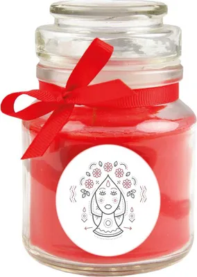 Obrázok produktu pre HS Candle "Zverokruh" vonná sviečka ruža v nádobe na cukríky ( Panna ) - na výber z mnohých motívov, 120 g - doba horenia až 30 hodín - Panna