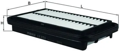 Immagine prodotto di Filtro aria MAHLE ORIGINAL LX 3751