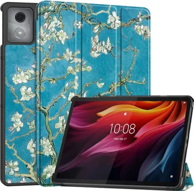 Produktbild von Lenovo Tab K11 Plus Hülle - Coverup Tri-Fold Ständer Klapphülle mit Schlaf/Wach-Funktion - Blüte