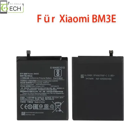 Produktbild von Für Xiaomi Mi 8 BM3E Akku Accu Batterie 3400 mAh NEU Ersatzakku Hochwertig