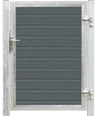 Produktbild von Artura WPC Einzeltor Rechts inkl. Pfosten 115x135 cm